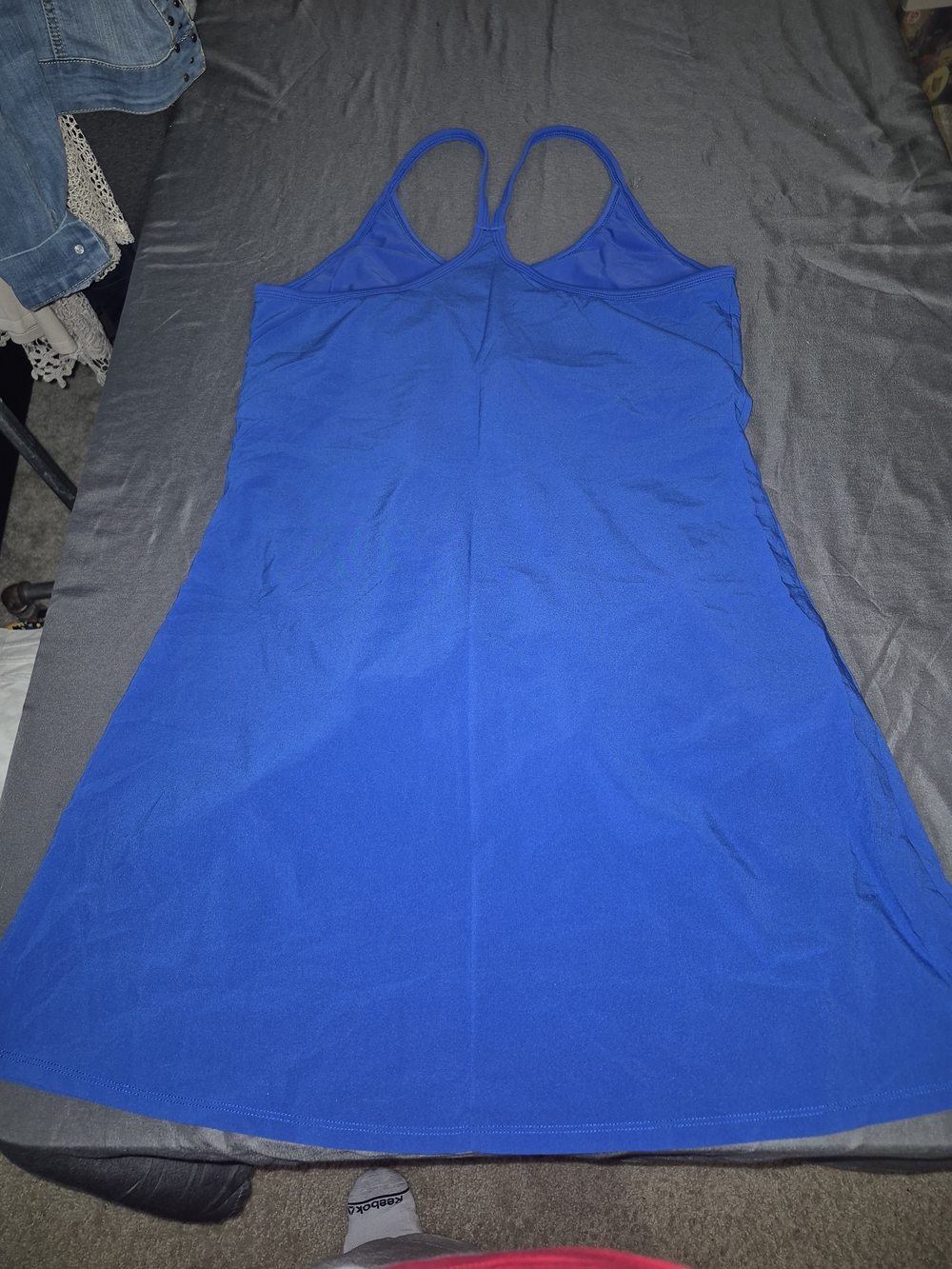 Bright Blue Racerback Active Dress